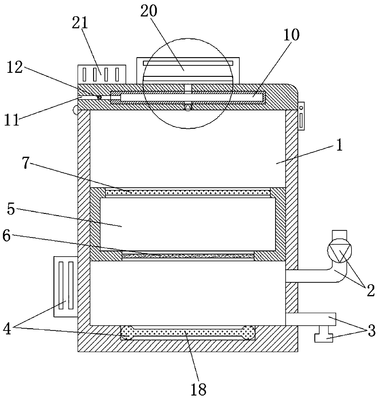 Clothes sterilization device for venereal disease patient