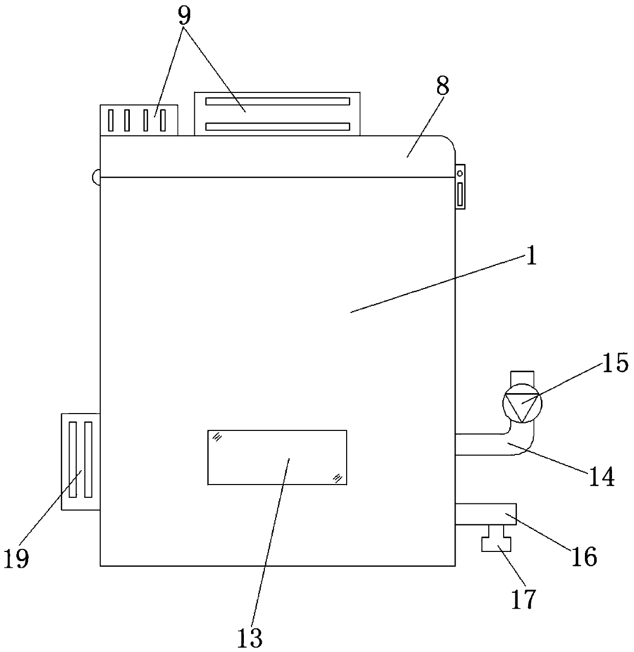 Clothes sterilization device for venereal disease patient