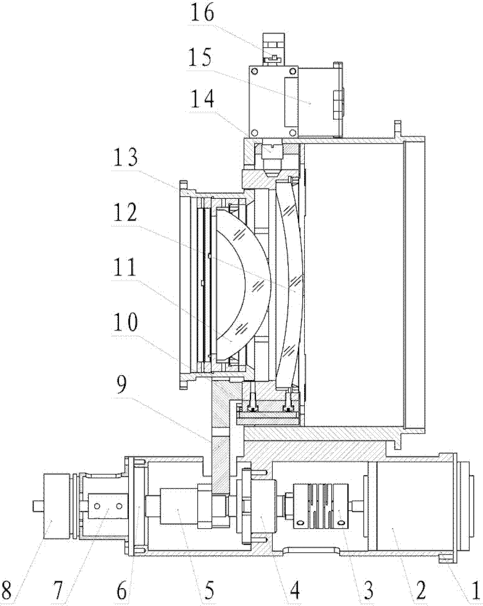 High-precision focusing device used for space optical remote sensing instrument