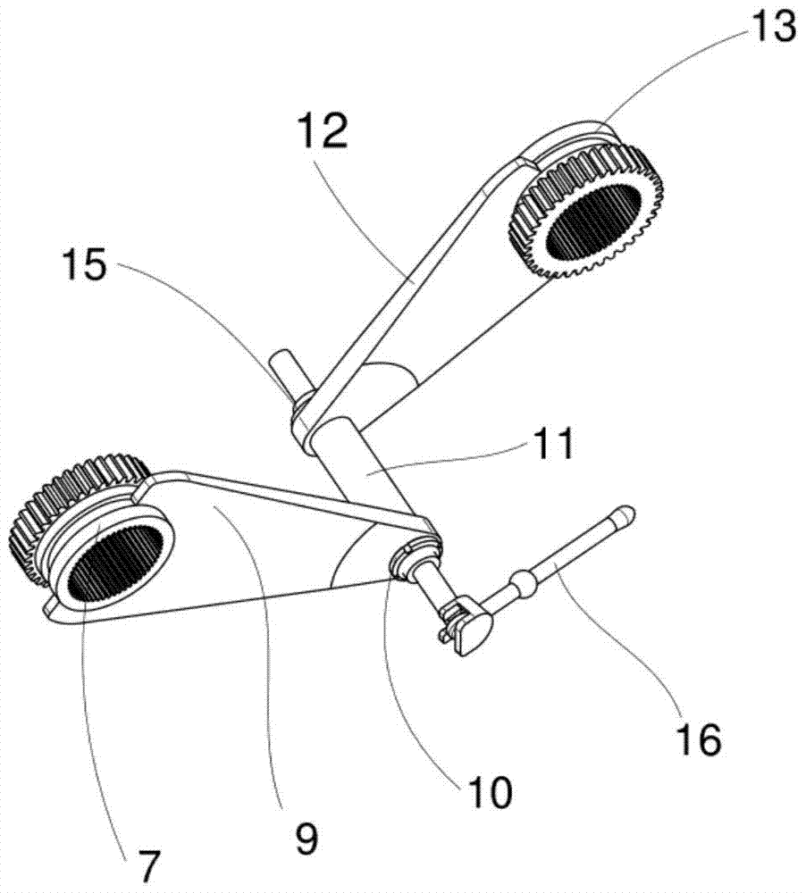 A kind of transfer case with rapid diversion