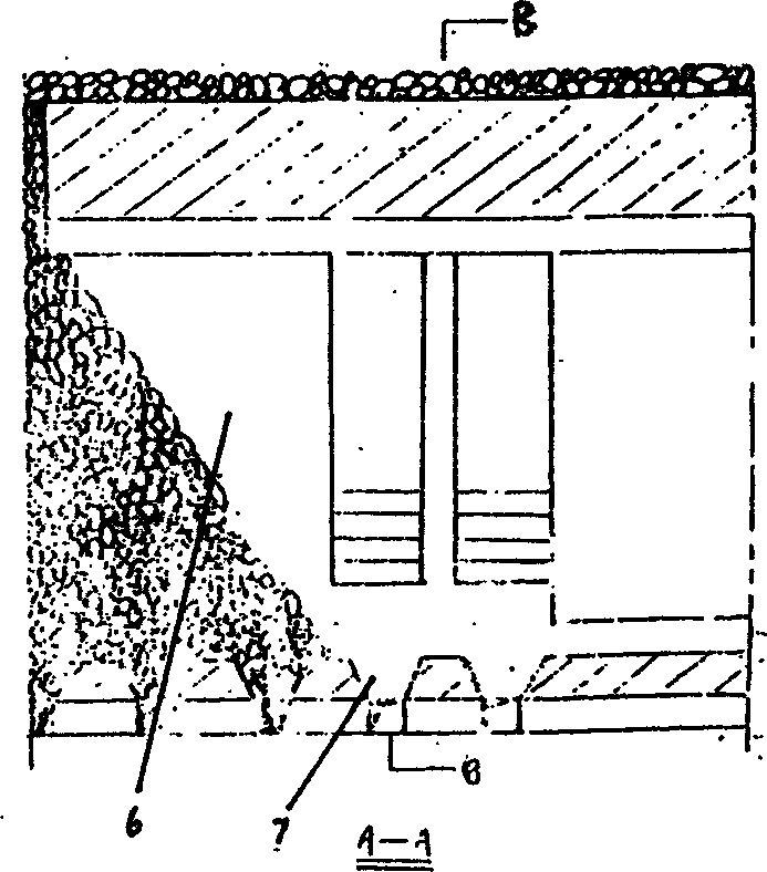 Mining method for inclined medium-thick bedded or thick-bedded orebody continuous stoping