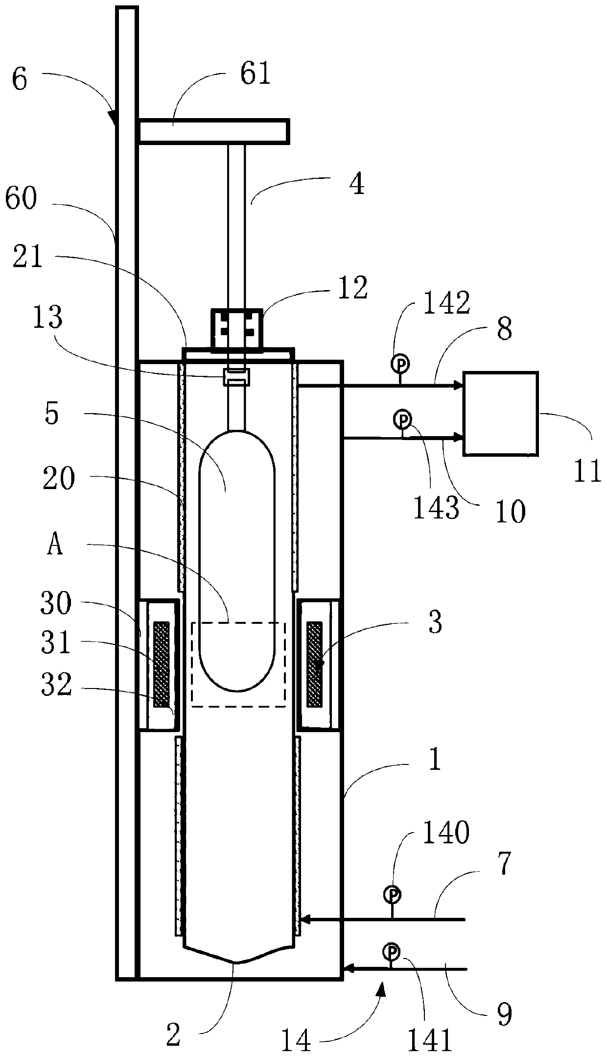 Sintering device and sintering method for optical fiber preform loose body