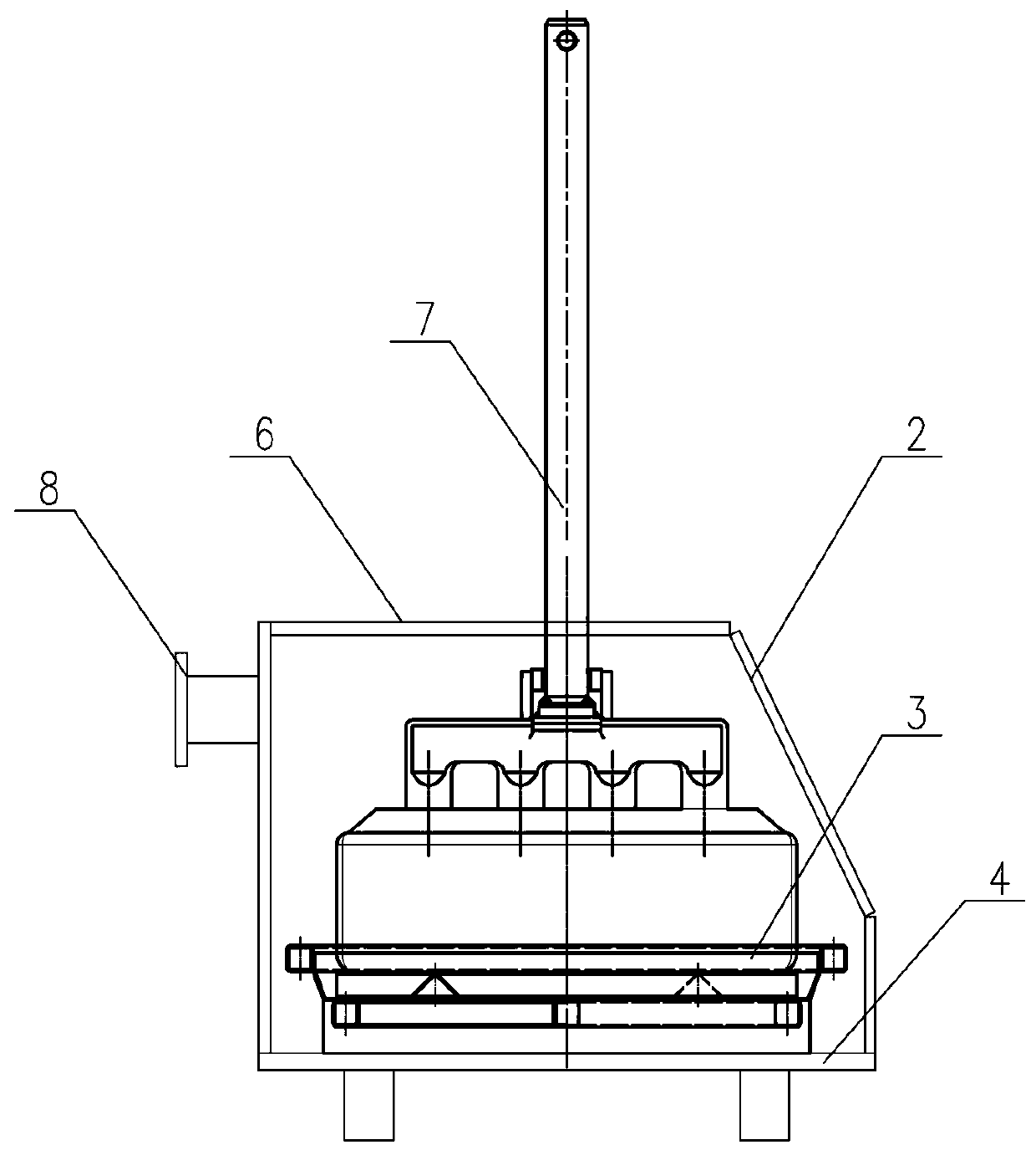 Anode set transportation and residual anode cooling pollutant collection transportation vehicle and use method