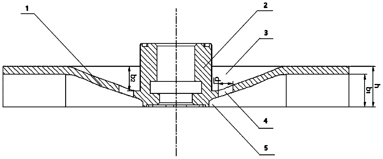 Open impeller structure for high-speed pump