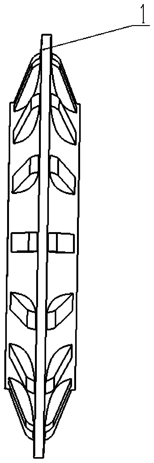 TBM disk-shaped hobbing cutter additionally provided with reinforcement ribs on side face of cutter ring