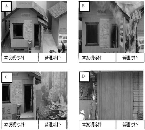 A kind of water-based transparent ancient building fireproof coating and preparation method thereof