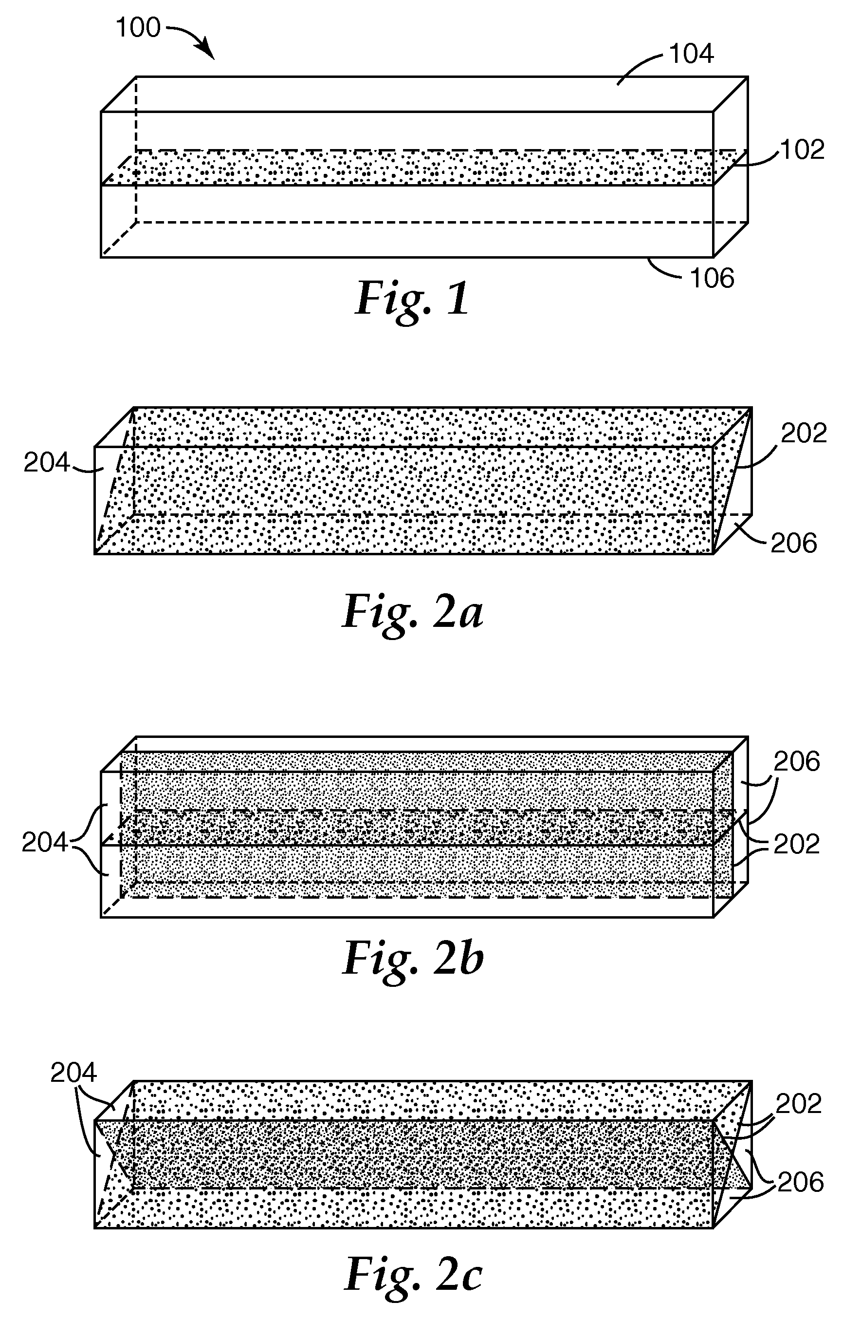 Fluorescent volume light source with active chromphore