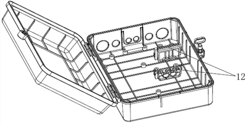 Optical cable fiber distribution box