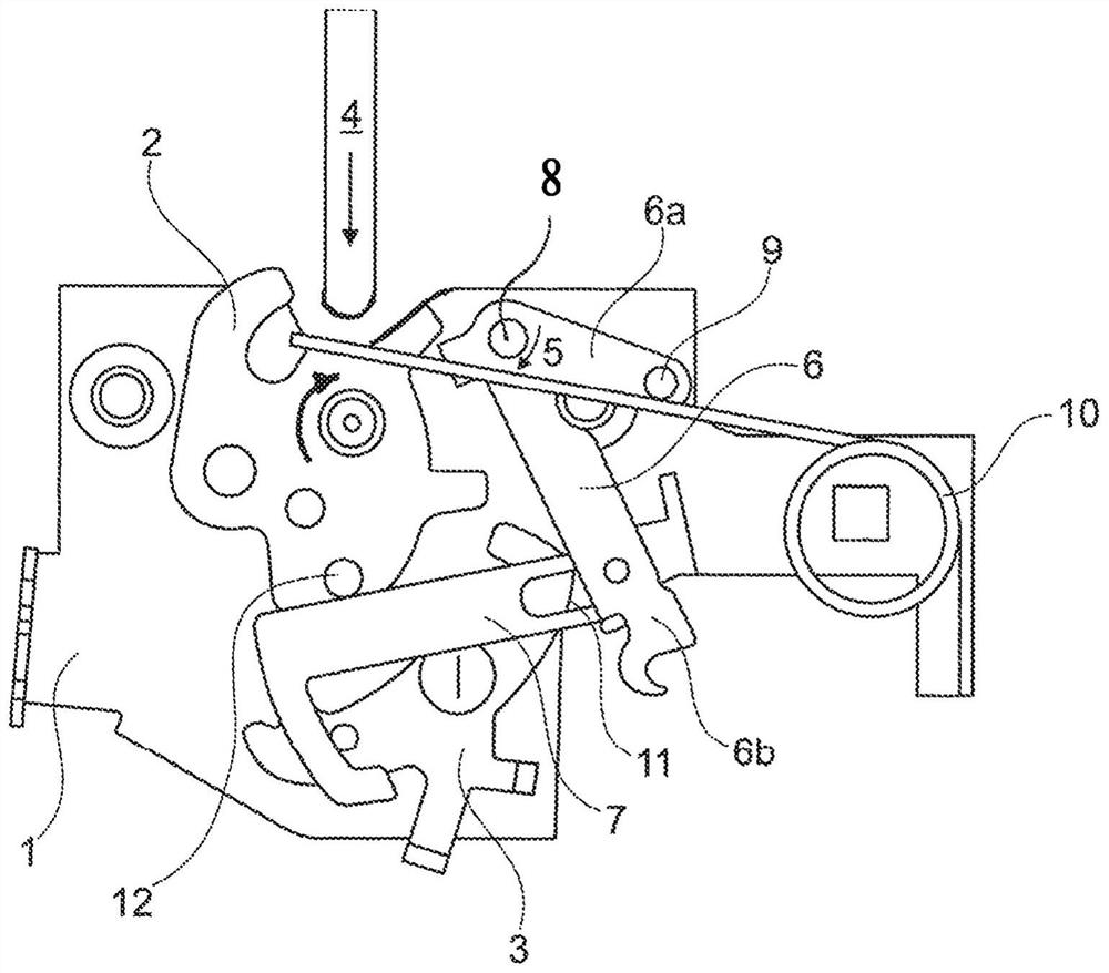 Motor-vehicle door lock