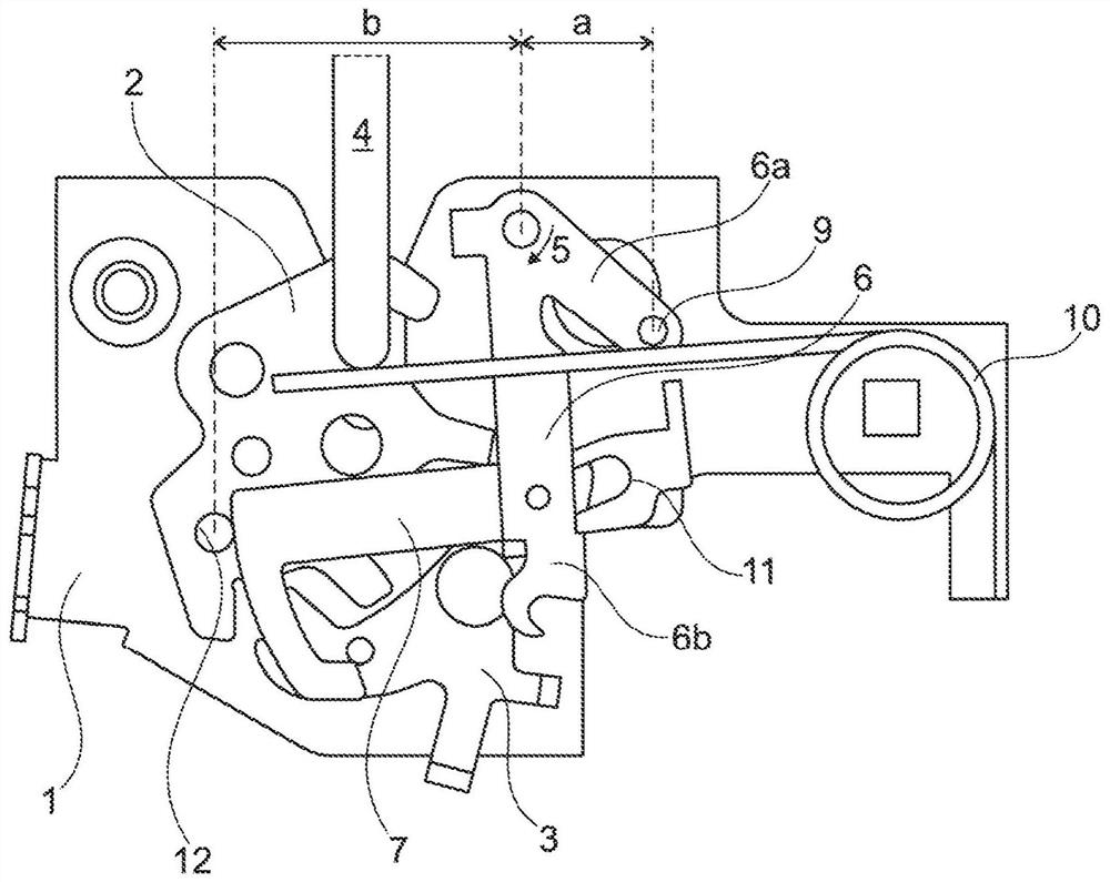 Motor-vehicle door lock