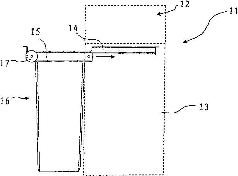 Disposable container for valuable items and machine for filling and closing said container