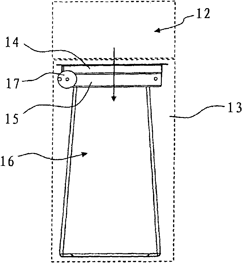 Disposable container for valuable items and machine for filling and closing said container