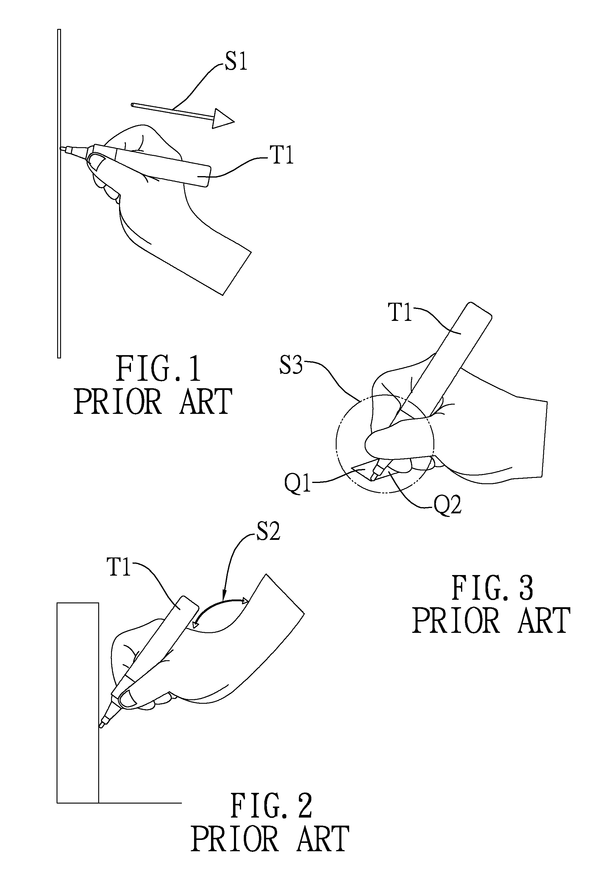 Marker pen with a bending assembly