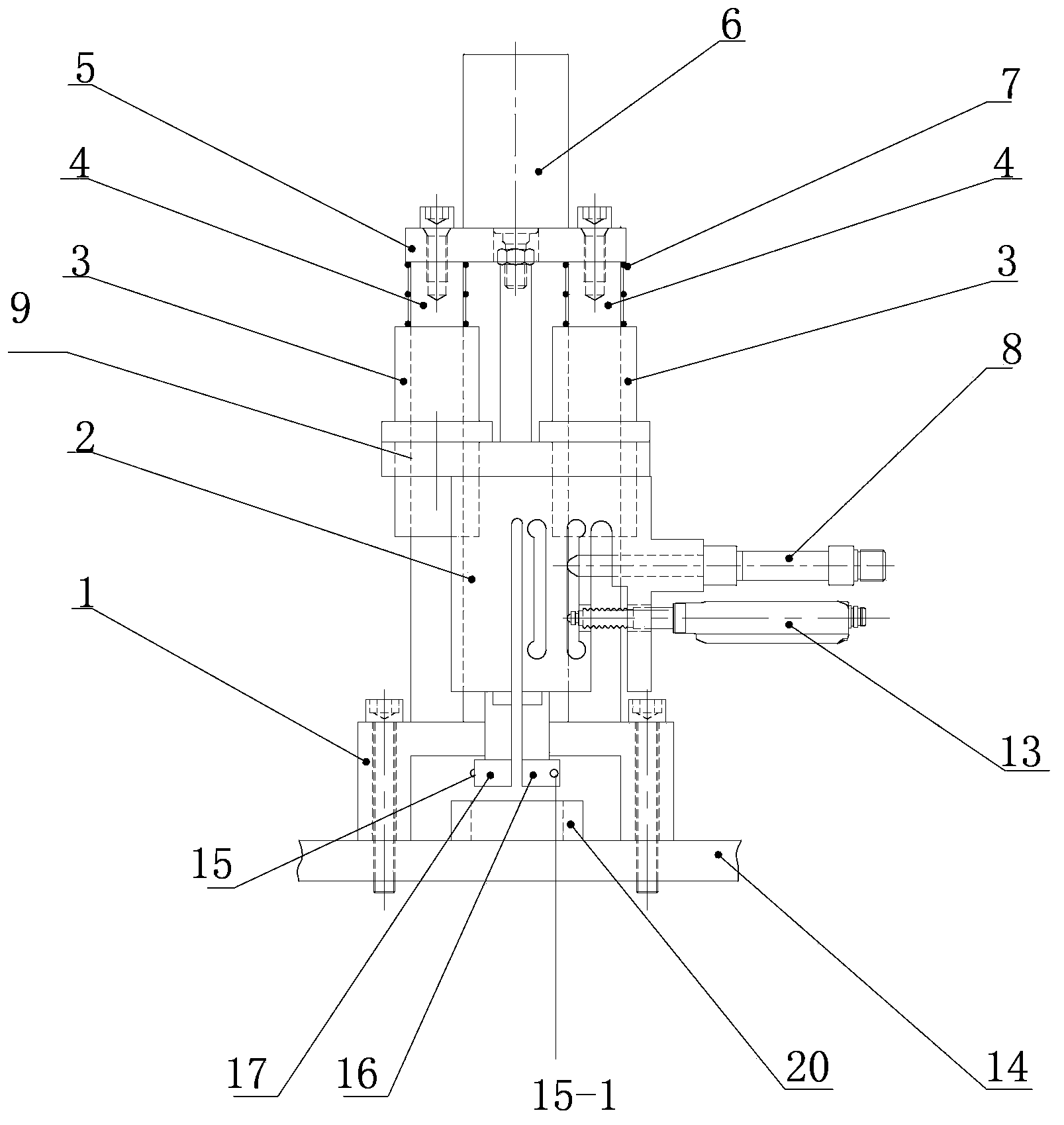 Annular part inner diameter detection device