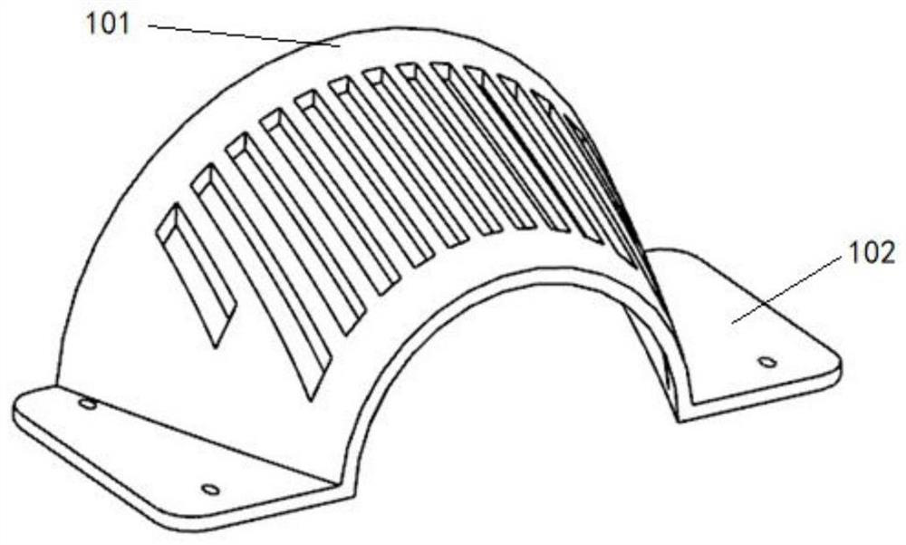 Anti-deformation device and machining and forming method of curve cabin shell