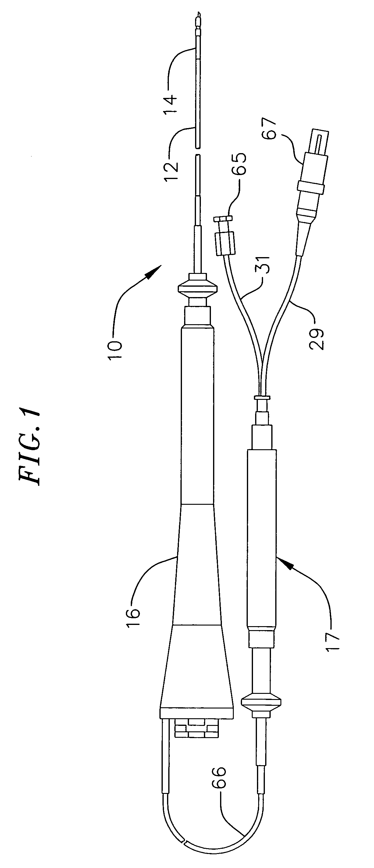 Method for ablating with needle electrode