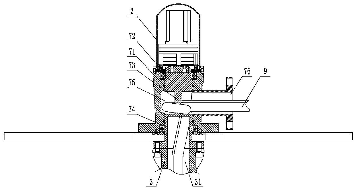 High-pressure washing robot device