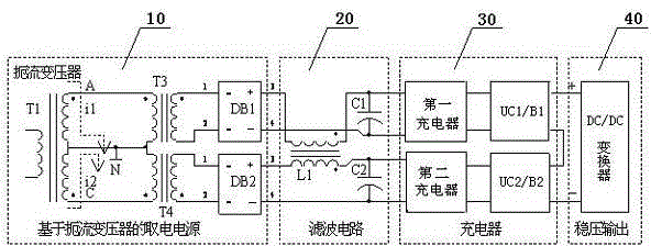 Novel direct current power circuit based on choke transformer