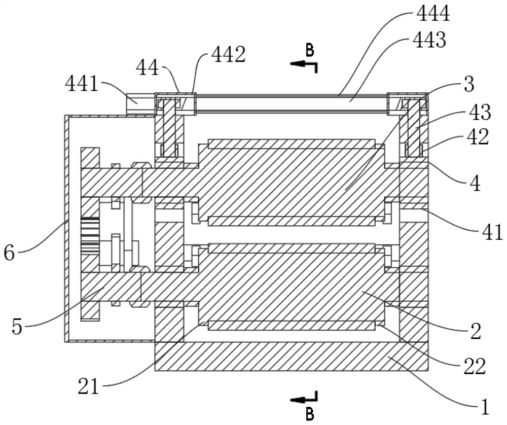 Rolling system with efficient cleaning function