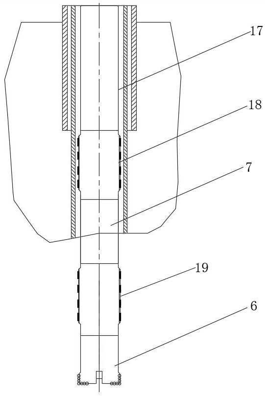 Sand gravel stratum drilling device and drilling process