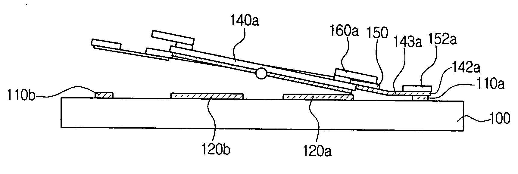 Seesaw-type MEMS switch for radio frequency and method for manufacturing the same