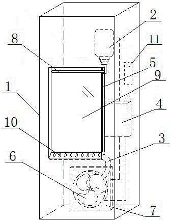 Period timing type safety touch screen password access control lock