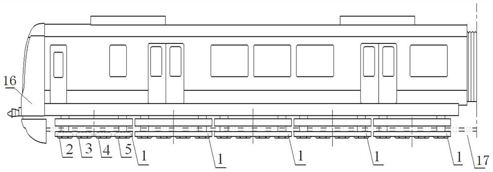 A suspension redundant control system for medium and low speed maglev trains