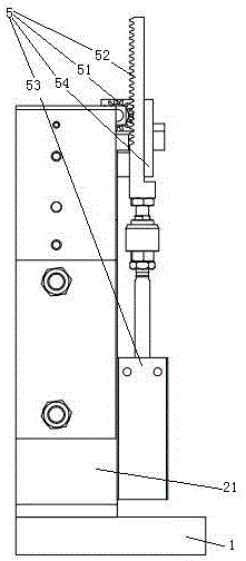 Installation device and installation method of hand rope for carrying paper bag