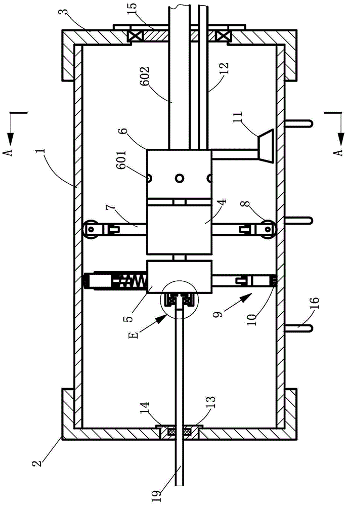 A kind of pipeline inner wall derusting device