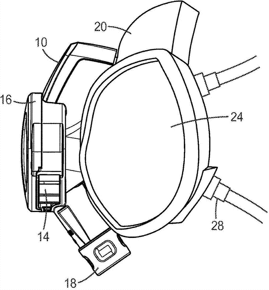 Powered exhaust apparatus for a personal protection respiratory device