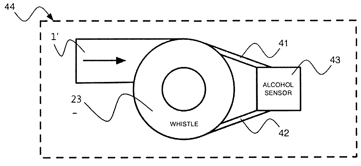 Method and apparatus for detecting breath alcohol concentration based on acoustic breath sampler