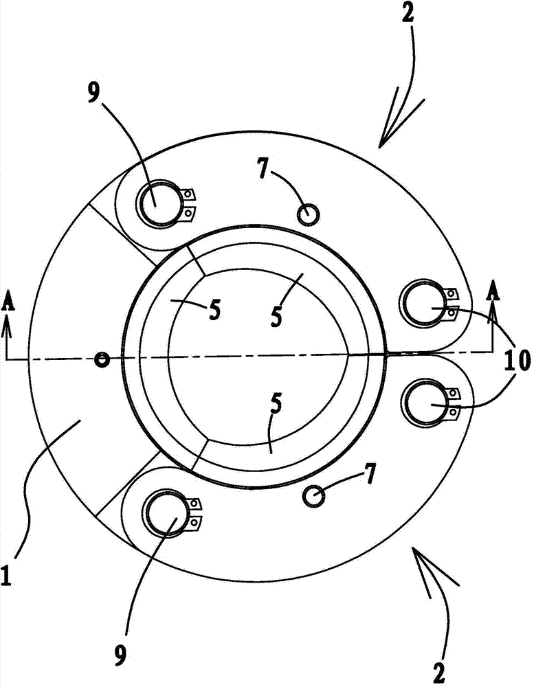 Extrusion die of press pipe fitting