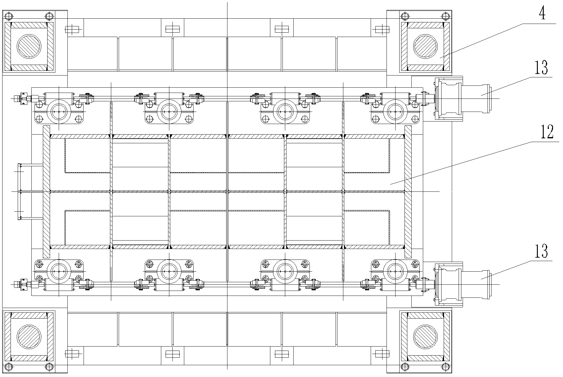 Multi-roll straightening machine