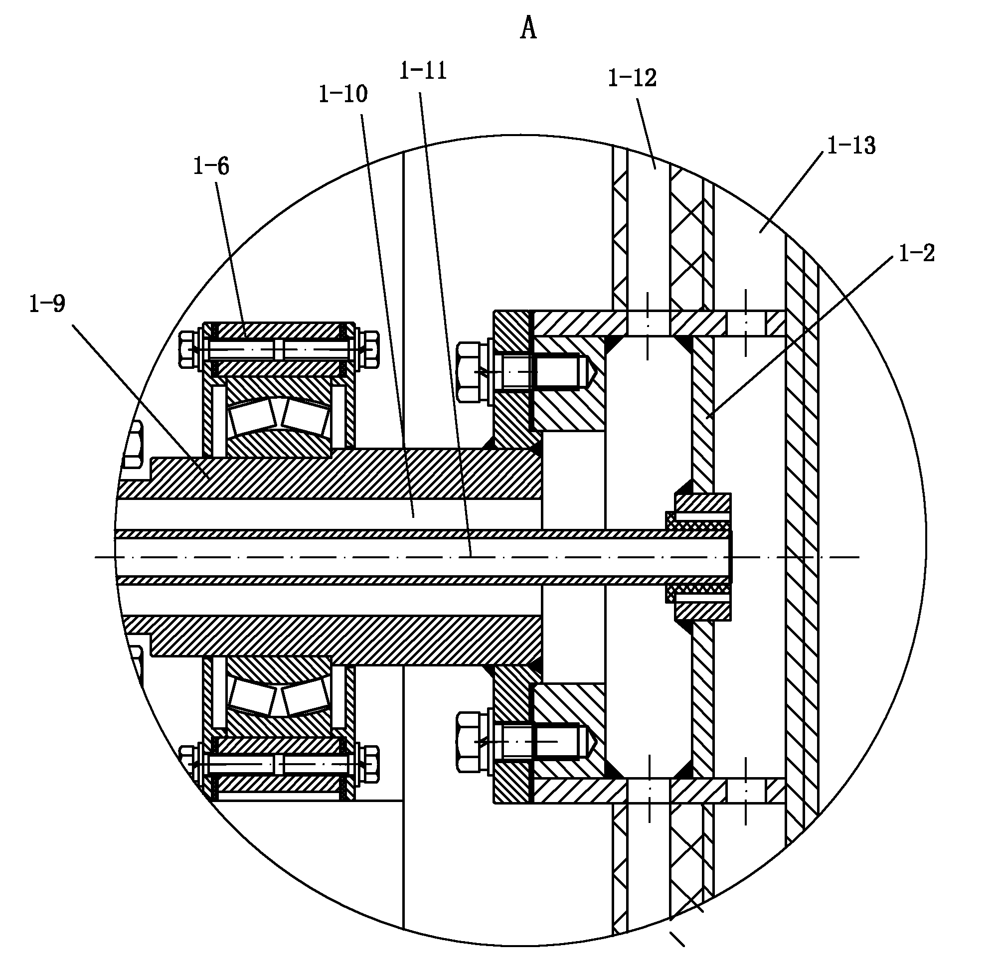 Double-cone rotary vacuum drying and solvent recovering system