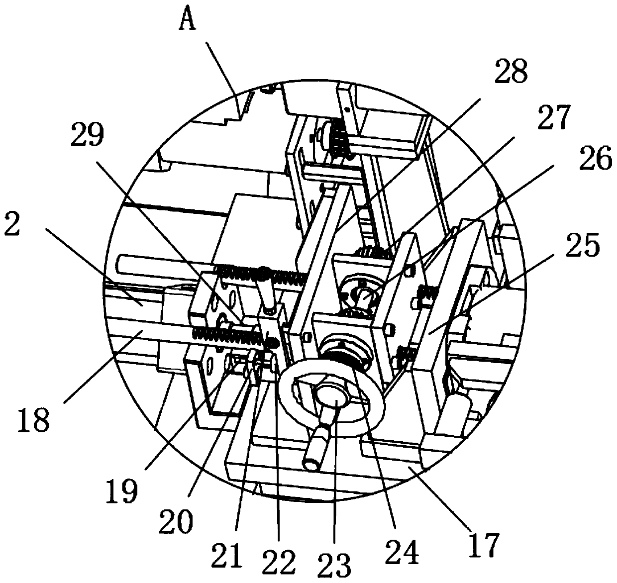 Argon arc welding machine with heat dissipation function and working method thereof