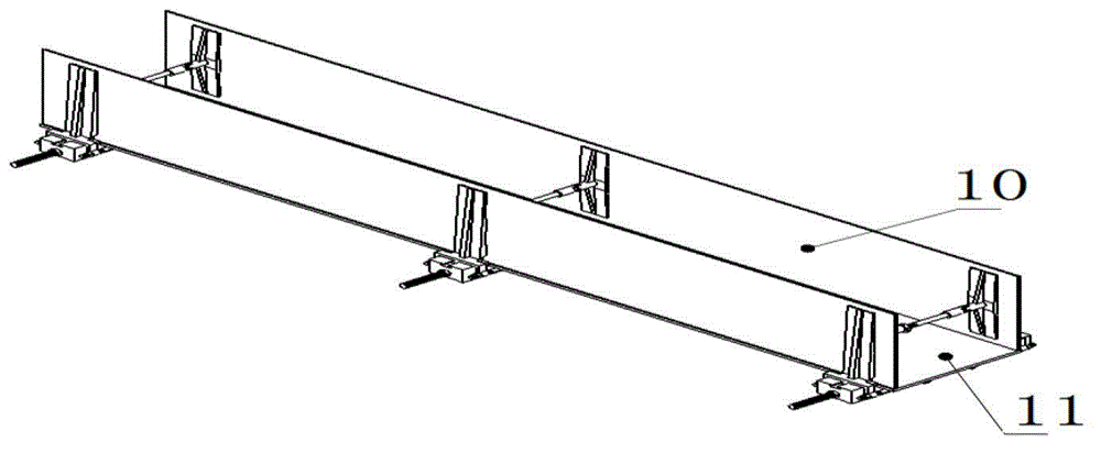 Universal adjustable box beam splicing and welding device