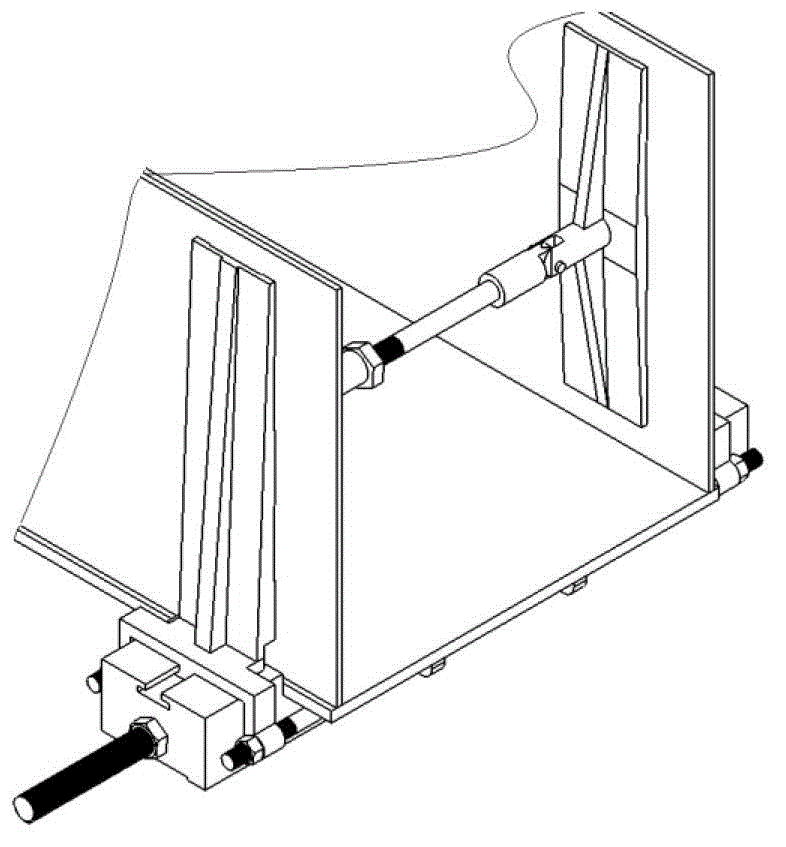 Universal adjustable box beam splicing and welding device