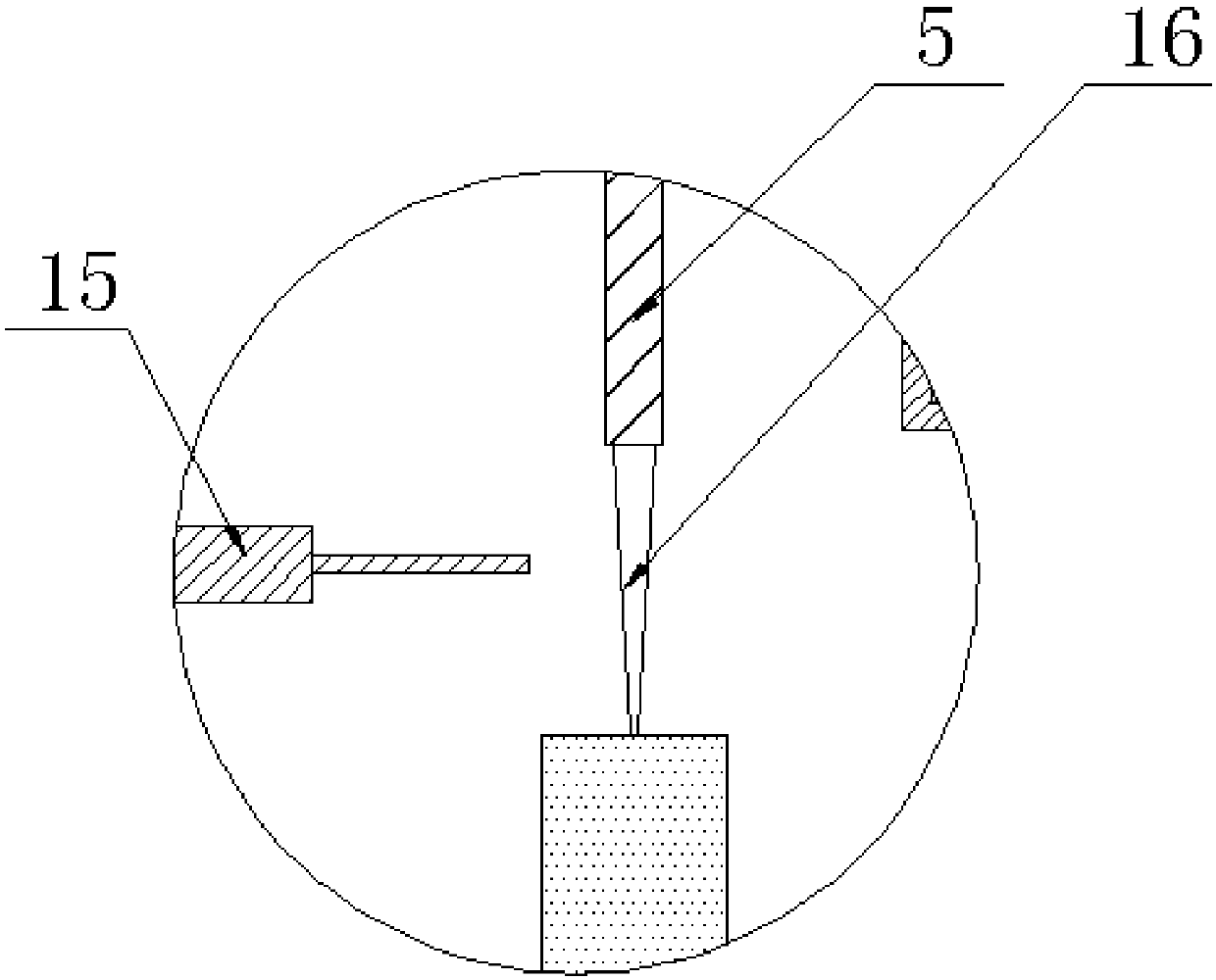 Scald-preventing portable moxibustion device