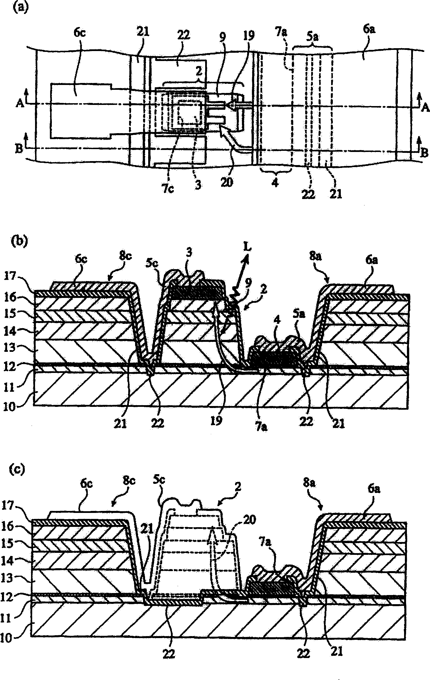 Luminous diode array