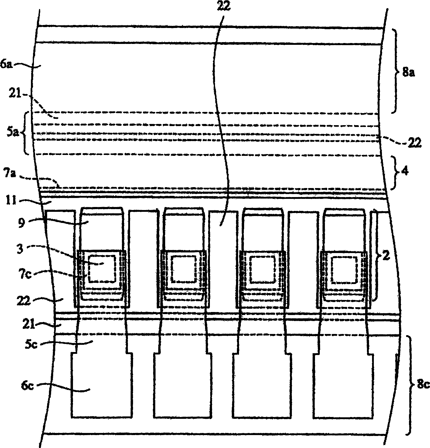 Luminous diode array