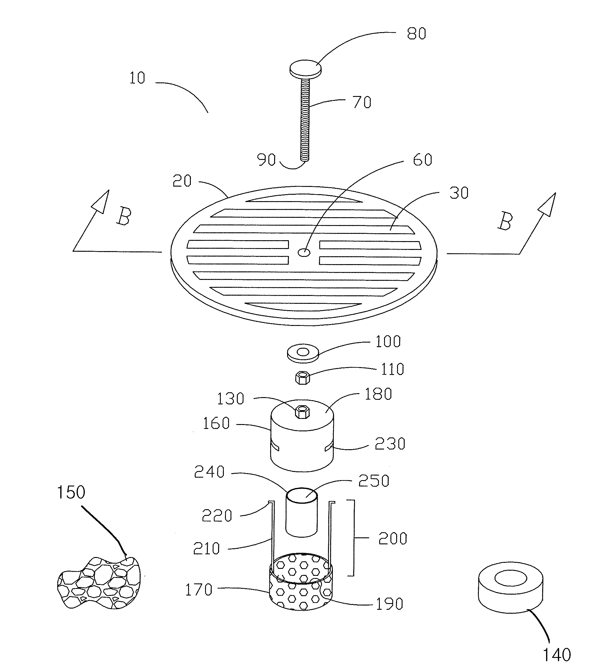 Aromatic Drain Device