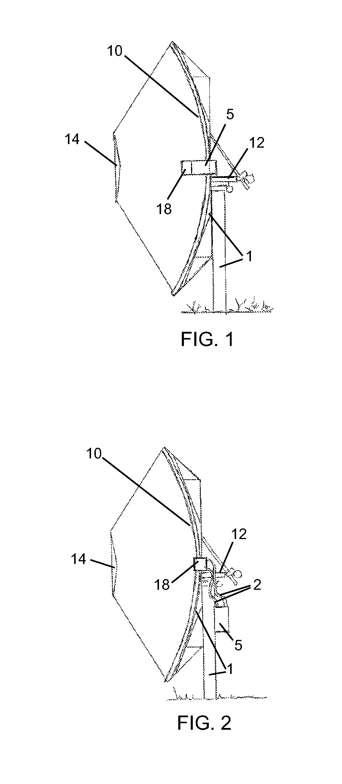 Stirling engine solar concentrator system