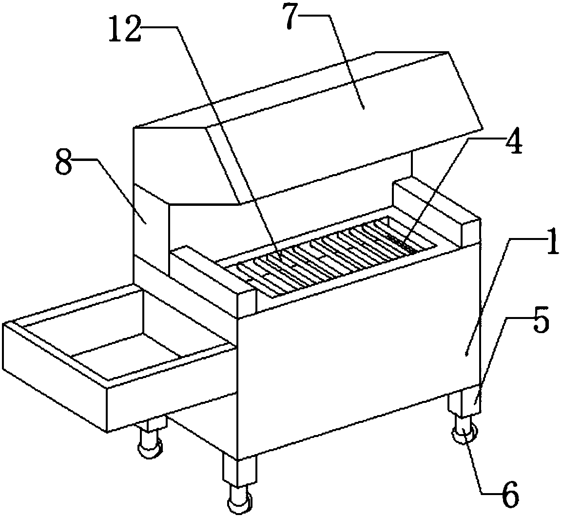 Environment-friendly barbecuing device