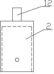 Elbow type head ground wire hanging apparatus