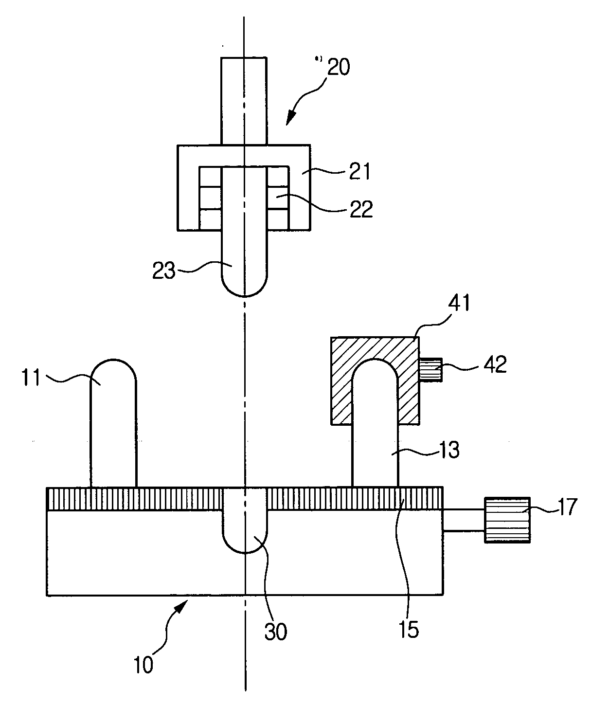 Tri-axial bending load testing jig