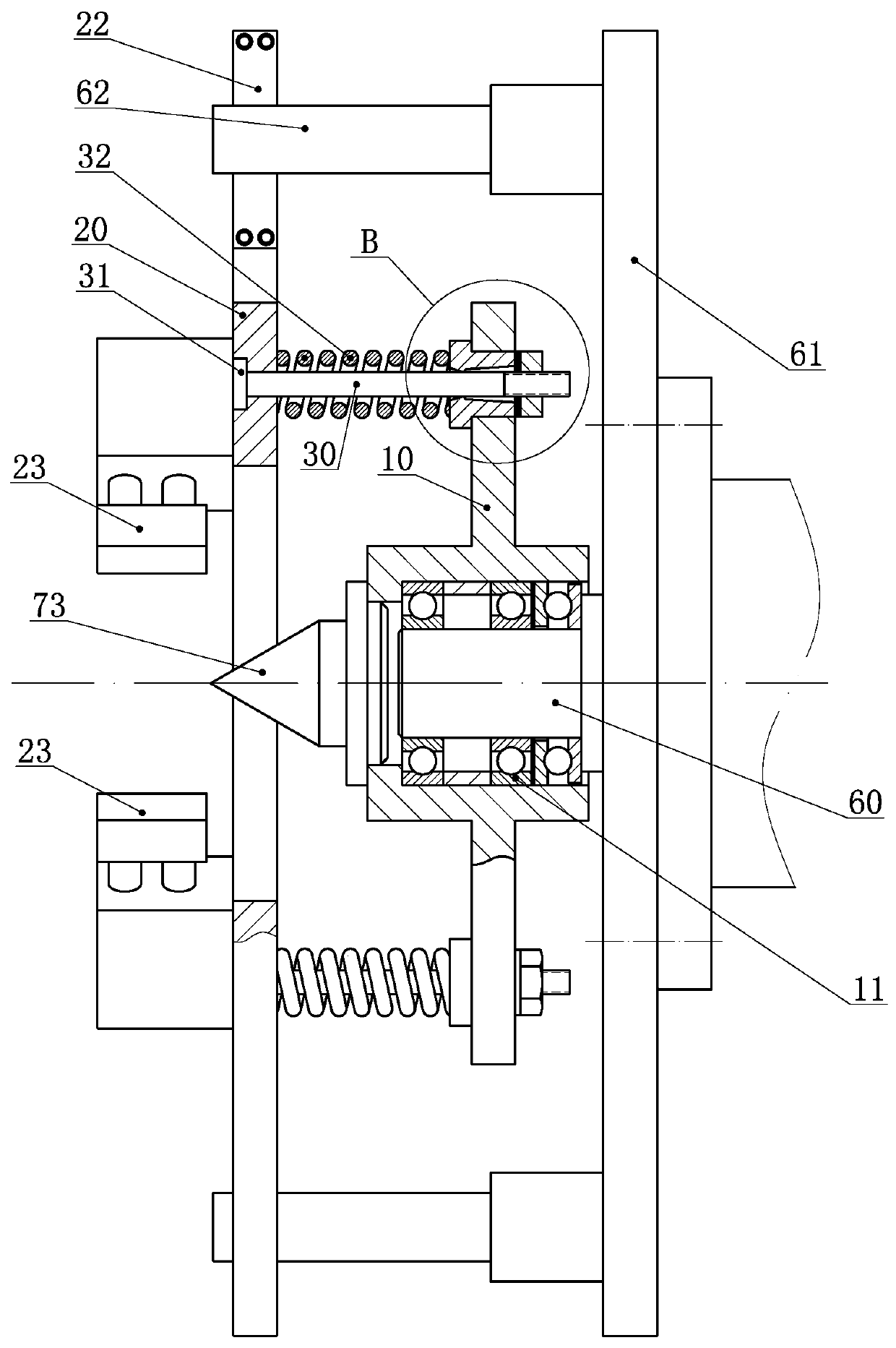 A flexible drive fixture for rotating workpieces