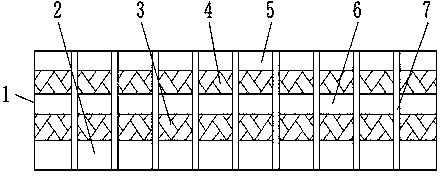 Base cloth for air bag