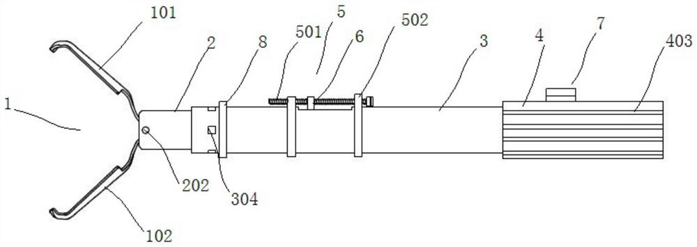 A clamping device for dental implantation