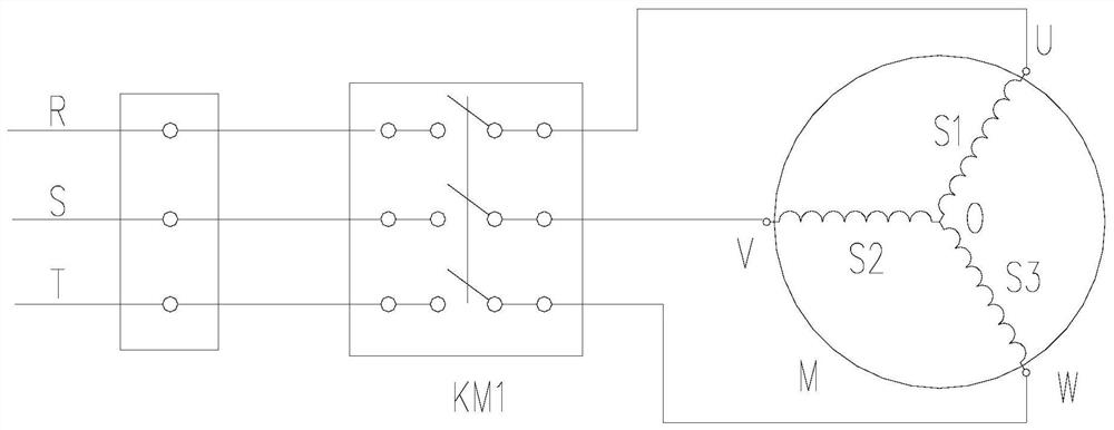 Three-phase power supply multi-speed compressor and implementation control method