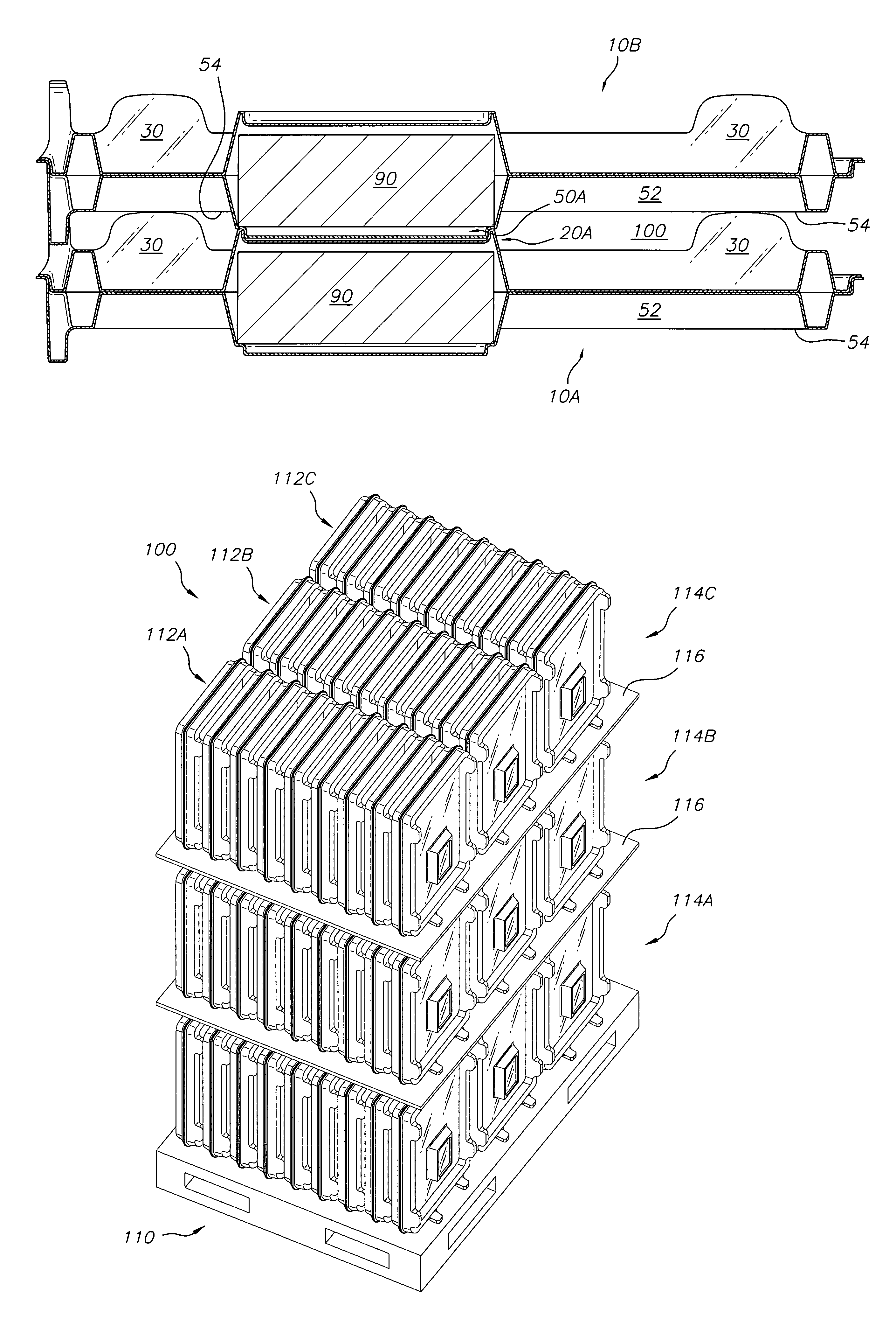 Interconnectable display packages and shipping system